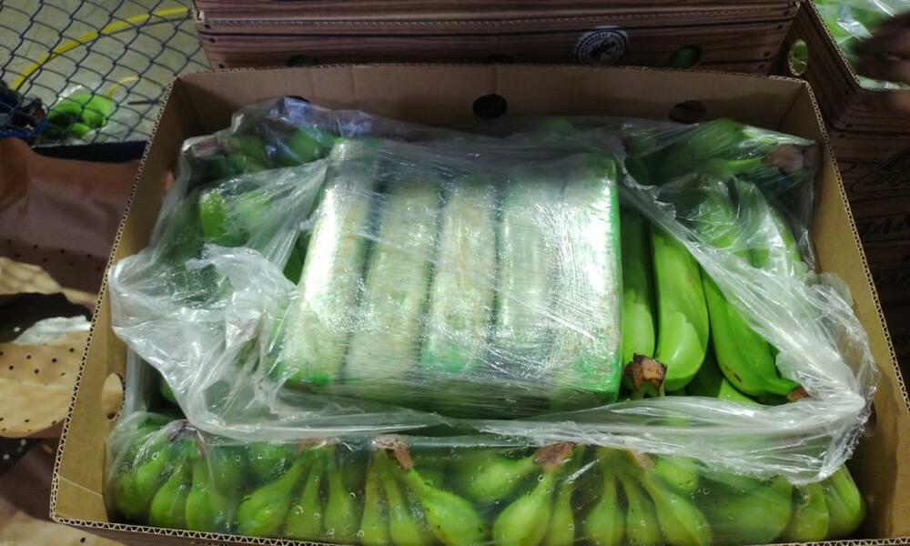 nađena droga u paketima sa bananama
