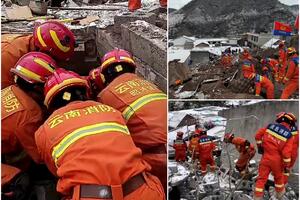 UŽAS U KINI: U klizištu na jugozapadu zemlje zatrpano 47 osoba, Si naredio spasiocioma da učine sve što mogu (FOTO, VIDEO)