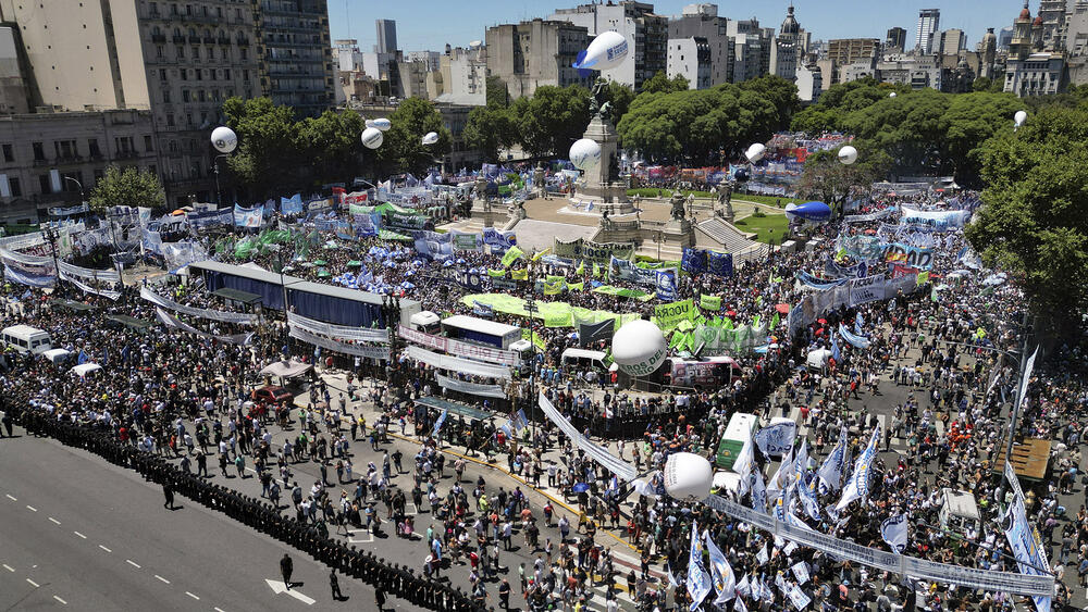 Argentina, protesti