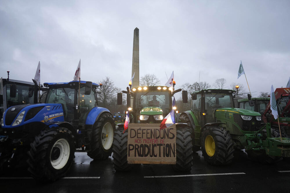 протест, Фармери, Франција