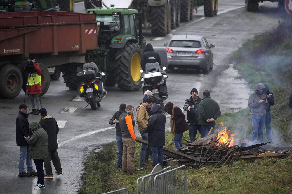 протест, Фармери, Франција