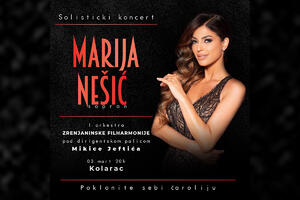 Doživite vrhunski muzički doživljaj uz neponovljiv soprano Marije Nešić na ekskluzivnom gala koncertu!