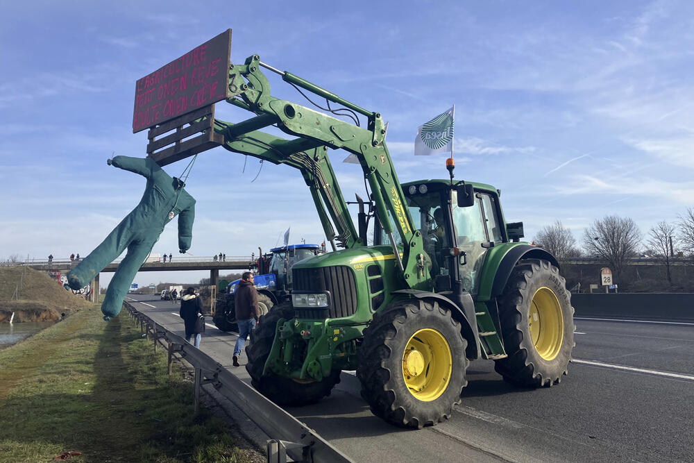 farmeri, Francuska, protest