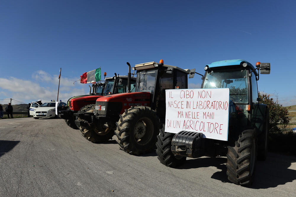 Italija, poljoprivrednici, protesti, Rim