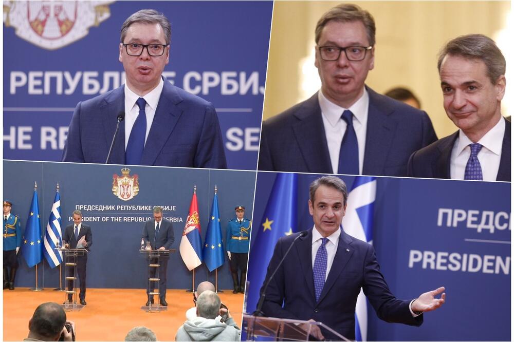 PREDSEDNIK VUČIĆ: Srbija čvrsto opredeljena za nastavak evropskog puta! MICOTAKIS: Naš stav oko Kosova ostaje nepromenjen