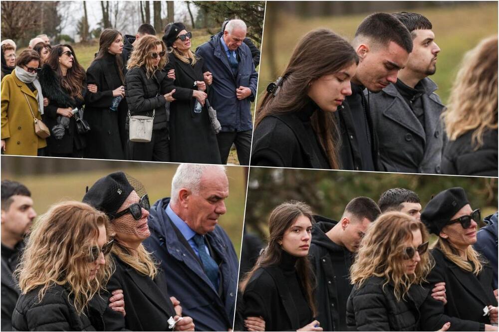 SCENA KOJA KIDA DUŠU! Najpotresnija slika sa sahrane: Porodica se u SUZAMA oprašta od Dejana Milojevića!