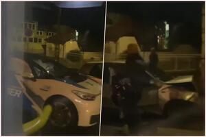 ŽESTOKA SAOBRAĆAJKA U ČAČKU! Sudar automobila i taksija, svi erbegovi se otvorili, žena povređena! (VIDEU)