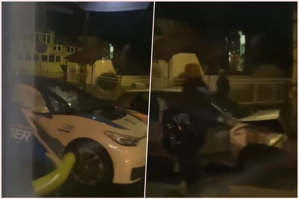ŽESTOKA SAOBRAĆAJKA U ČAČKU! Sudar automobila i taksija, svi erbegovi se otvorili, žena povređena! (VIDEU)
