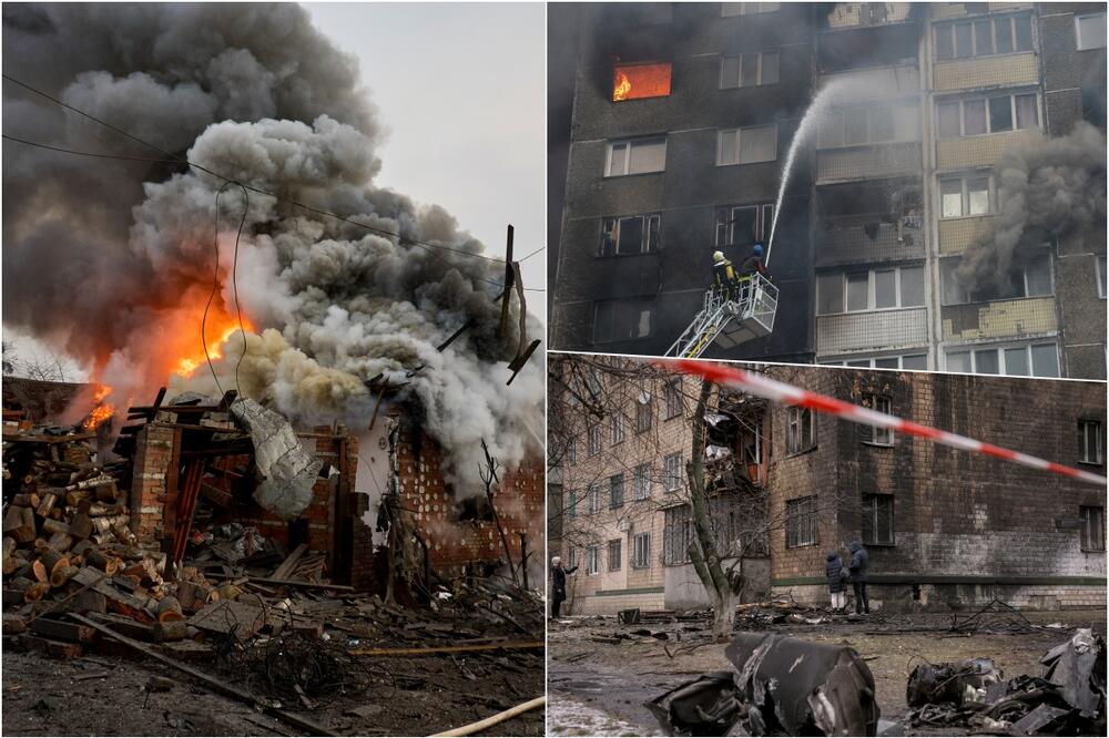 RUSIJA SVIM SILAMA NAPALA UKRAJINU: Eksplozije zabeležene ŠIROM ZEMLJE, pogođen VAŽAN strateški centar (FOTO)