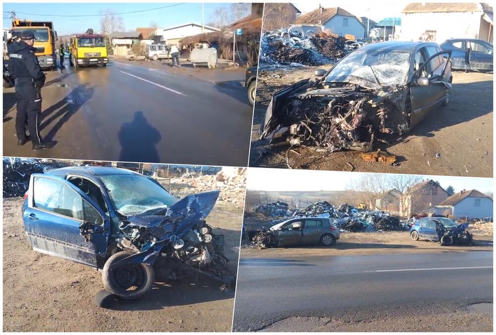 jezive slike smrskanih automobila nakon nesreće