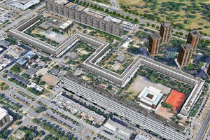NAJDUŽA ZGRADA U SRBIJI DOSEŽE SKORO KILOMETAR: Ima 62 ulaza i 798 stanova, imala i više od 3.000 stanara (FOTO)