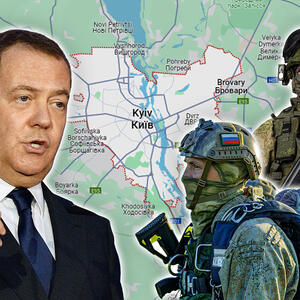 "GDE STATI? HOĆE LI TO BITI KIJEV? DA, VEROVATNO, TO JE RUSKI GRAD": Medvedev