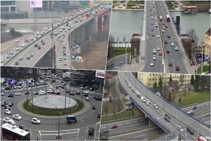 KAO DA NIJE PETAK: Bez većih gužvi u Beogradu, kolona vozila u ovom delu grada (FOTO)