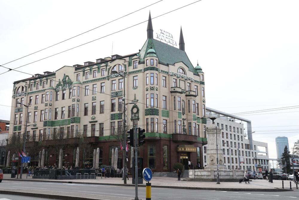 Terazije, Ubadanje, Hotel Moskva