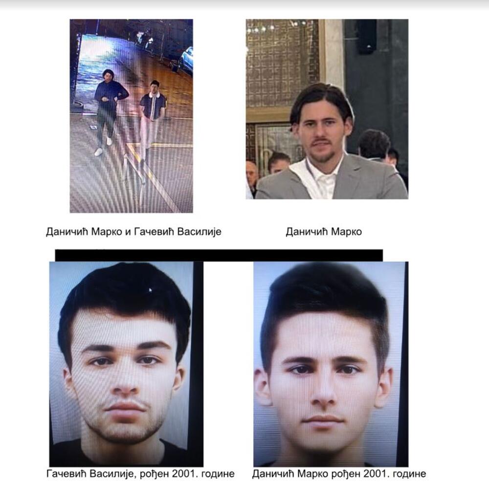 mup objavio fotografiju osumnjičenih 