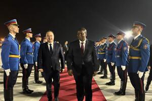 DAČIĆ ISPRATIO TUADERU: Predsednik Centralnoafričke Republike završio posetu Srbiji