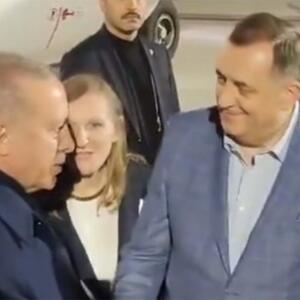 OTKUD TI, MILE?! Erdogan i Dodik slučajno naleteli jedan na drugog na aerodromu!