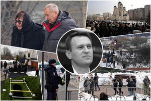 HAPŠENJA U RUSIJI: Najmanje 45 privedenih na mitinzima u znak sećanja na Navaljnog