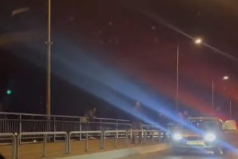 DRAMA U NOVOM SADU: Žena pokušala da skoči sa mosta Duga, dvojica policajaca je sprečila! OVO je mogući motiv (VIDEO)
