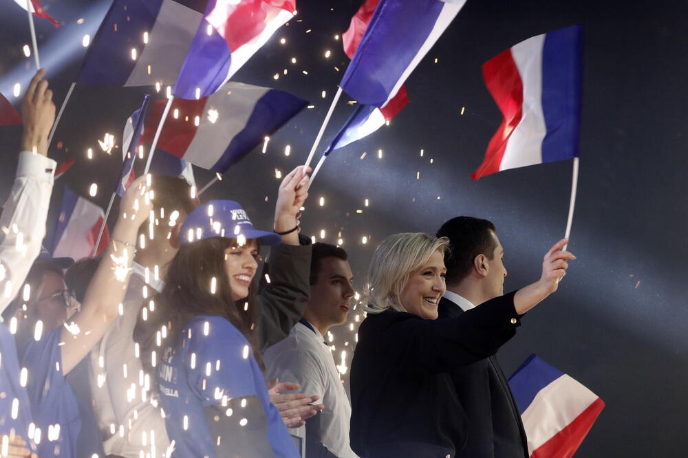 Žordan Bardela, Mari Le Pen, Marin Le Pen