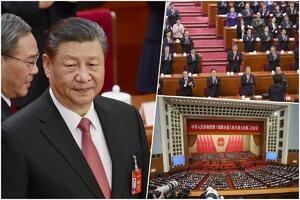 ZAVRŠEN SVEKINESKI NARODNI KONGRES: Predsednik Si Đinping prisustvovao sastanku u Velikoj sali naroda u Pekingu (FOTO)