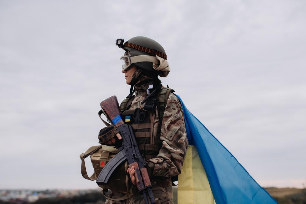 Ukrajina, vojska, žena vojnik