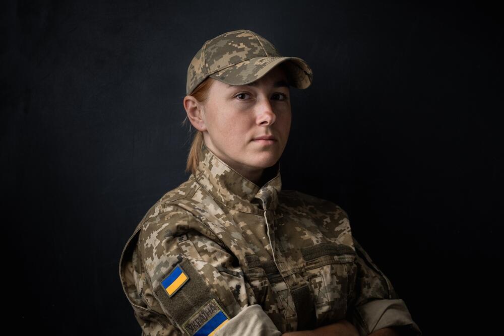 Ukrajina, vojska, žena vojnik