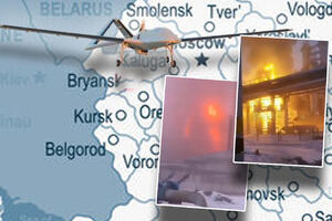 GORE RUSKE RAFINERIJE! Ima mrtvih u ukrajinskom napadu, oboreno čak 35 dronova iznad osam oblasti (VIDEO)