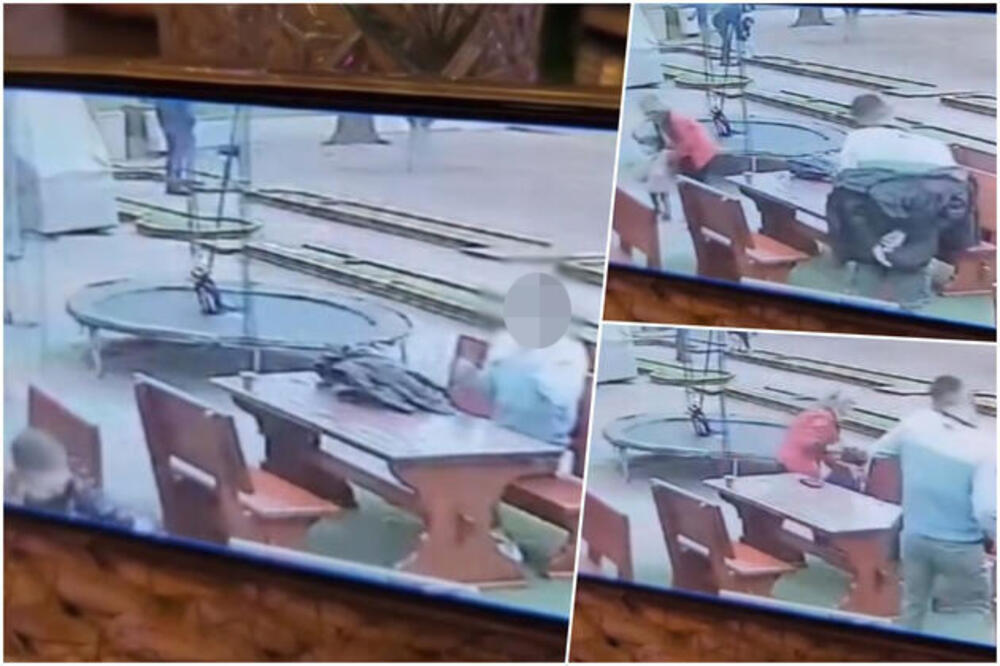 BESRAMNO! Beograđanin prilazi ženi sa detetom u lokalu, seda za sto, pa počinje da krade - kamera sve zabeležila (FOTO)