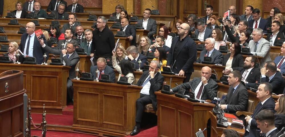 Skupština Srbije, Zasedanje Skupštine