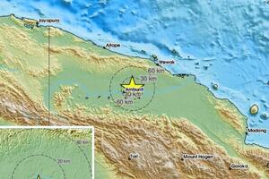 SNAŽAN ZEMLJOTRES NA PACIFIKU: Treslo se na ostrvu, epicentar na dubini od 10 kilometara (FOTO)