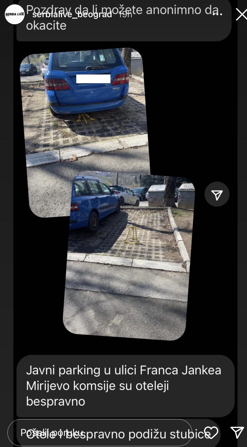 parking, Mirijevo
