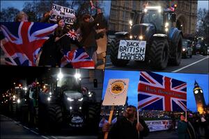 BRITANSKI PAORI SE POBUNILI: Traktori uzurpirali ulice Londona, smatra se da je ovo najveći protest do sada (FOTO)