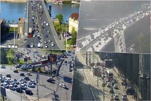 PETAK JE, SPREMITE SE ZA GUŽVE: Kolone vozila na Pančevačkom i Plavom mostu, saobraćaj usporen i u ovim delovima Beograda (FOTO)