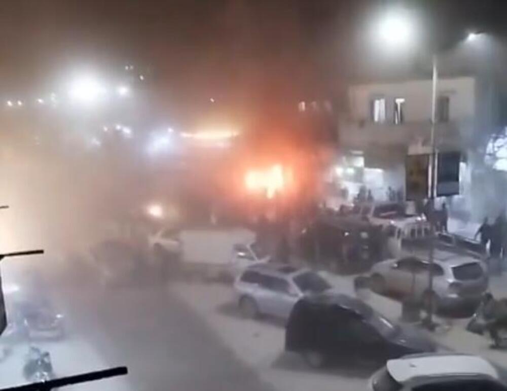 grad Azaz, Sirija, eksplozija