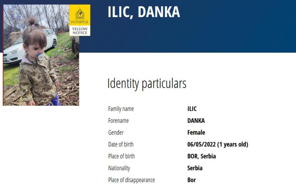 Danka Ilić, interpol