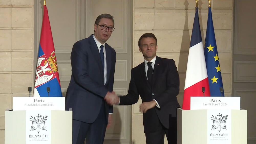 Aleksandar Vučić, Pariz, svečani doček