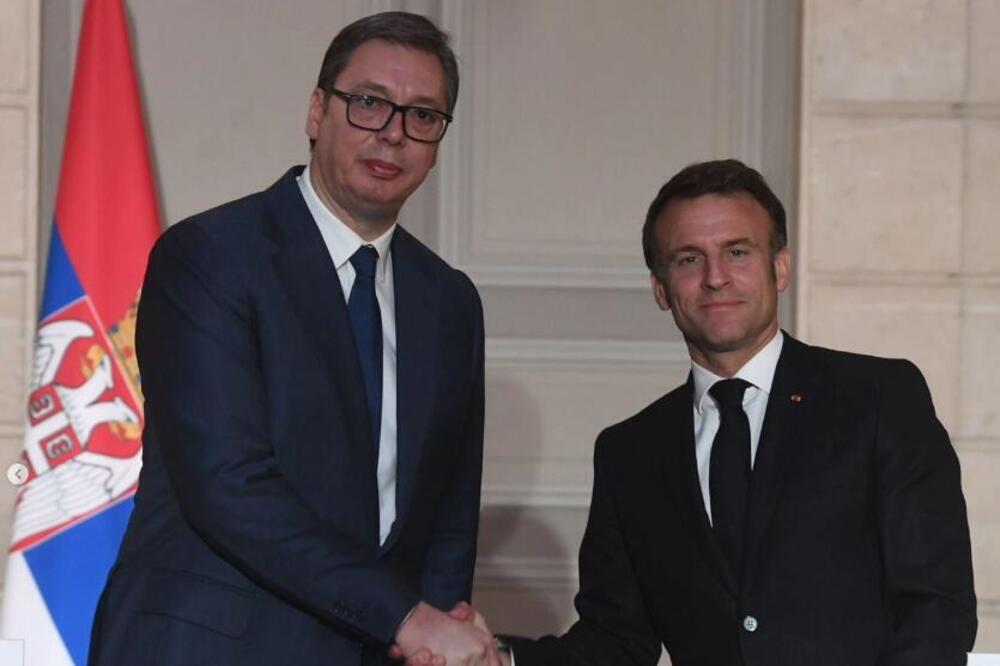 VUČIĆ DIREKTNO IZ PARIZA: Očekujem skoru posetu predsednika Makrona Srbiji, u narednih nekoliko meseci