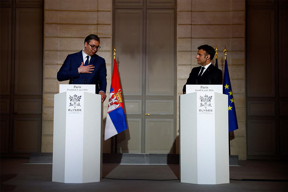 Aleksandar Vučić, Pariz, Emanual Makron, Vučić Makron