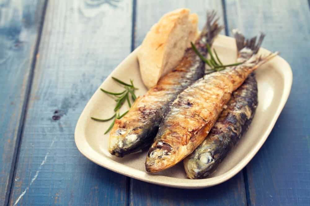 riba, pečena riba, sardine, omega-3, zdrava ishrana