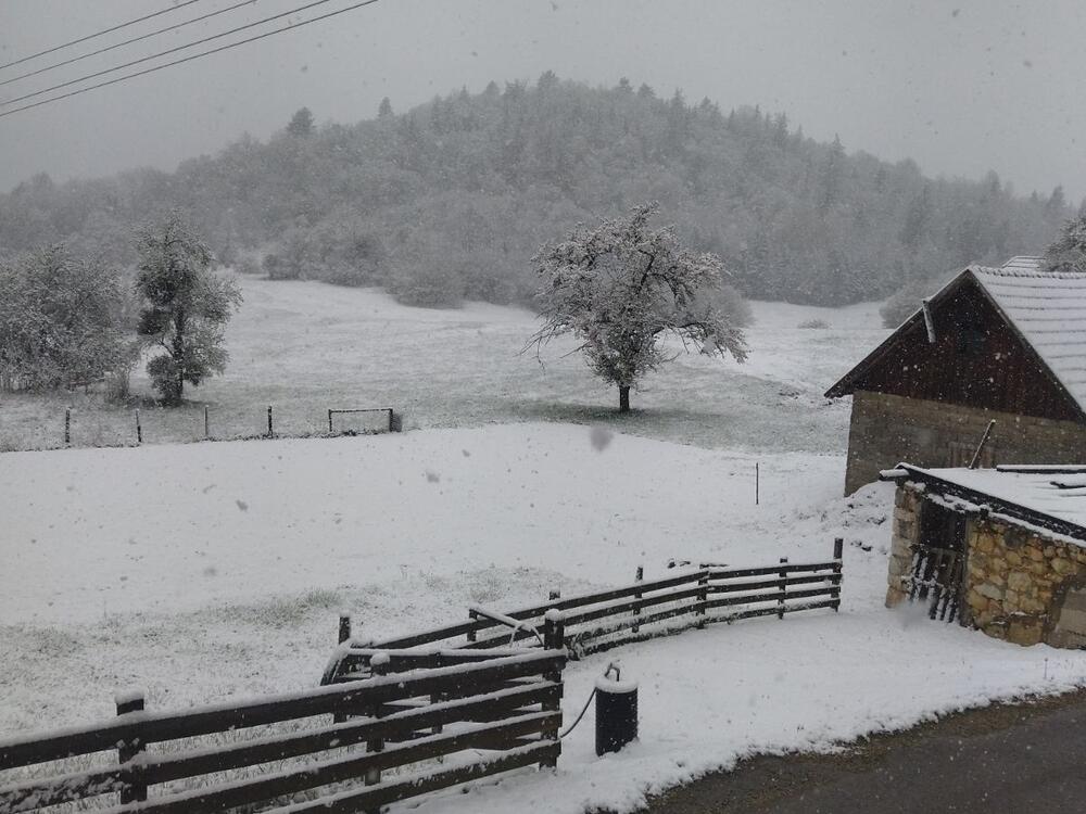 ZABELELA SE SRBIJA! Sneg neprekidno pada na Zlatiboru, Tari i u Užicu, temperatura pala na nulu (FOTO)