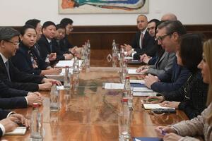 "PARTNERSKI ODNOS OD IZUZETNOG ZNAČAJA" Predsednik Vučić se sastao sa delegacijom kineske provincije Hebei