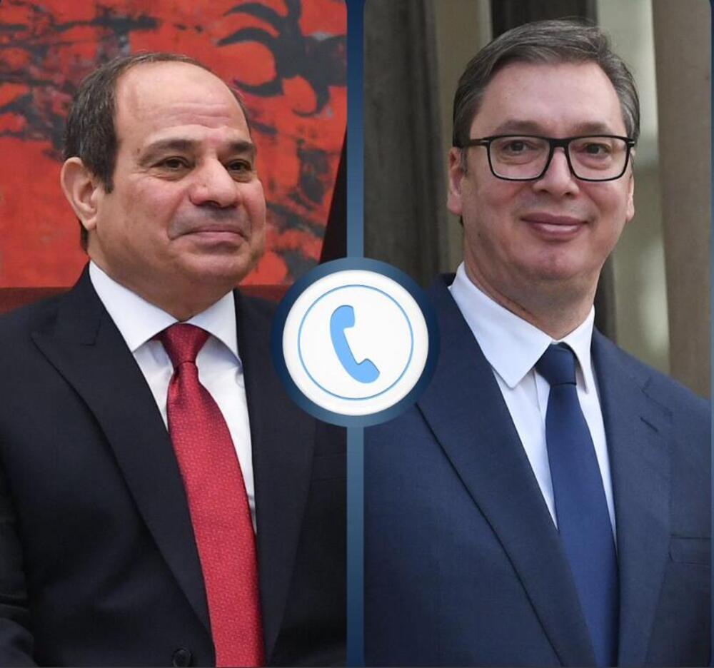 POTVRDILI ZNAČAJ JAČANJA STRATEŠKOG PARTNERSTVA I PRIJATELJSTVA: Predsednik Vučić razgovarao sa egipatskim kolegom