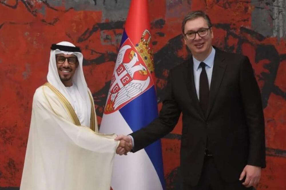 "OSEĆAJTE SE U BEOGRADU KAO KOD SVOJE KUĆE" Predsednik Vučić primio akreditivna pisma ambasadora UAE