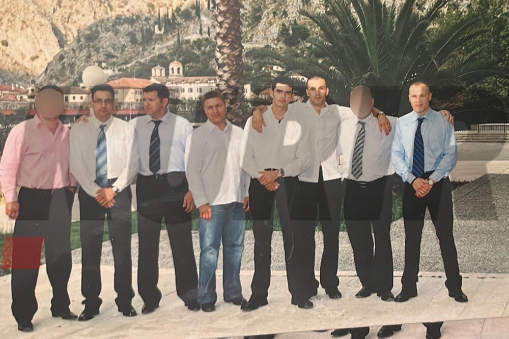 Božović, Kašćelan, Todorović, Vukotić, Dedović i Zvicer (s leva na desno)