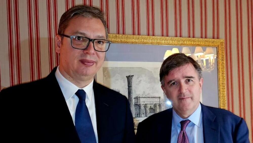 POČEO SASTANAK: Predsednik Vučić se sastao sa Džejmsom O&apos;Brajanom