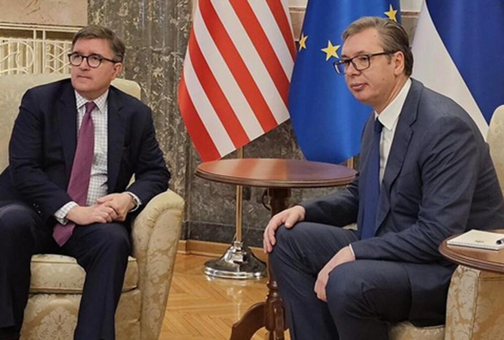 UŽIVO U TOKU SASTANAK: Predsednik Vučić sa američkim zvaničnikom Džejmsom O&apos;Brajanom