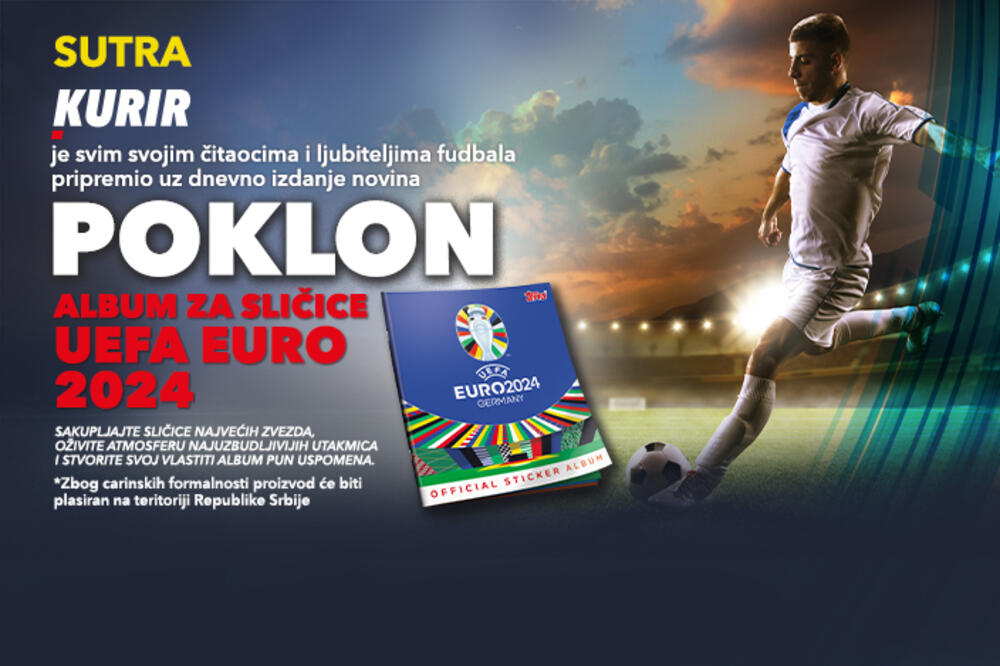 POKLON - FIFA EURO 2024 ALBUM ZA SLIČICE! SUTRA UZ KURIR