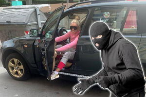 KOMŠIJA VIDEO LOPOVE! Džidži pokušali da ukradu auto, pevačica van sebe! Evo šta je uradila!
