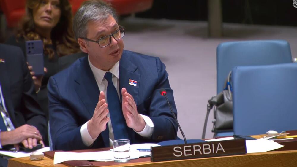 Sednica Saveta bezbednosti Ujedinjenih nacija, Savet Bezbednosti, UN, Aleksandar Vučić